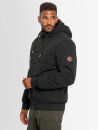 Alessandro Salvarini Herren Winter Jacke Schwarz O320