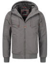 Alessandro Salvarini Herren Winter Jacke Dunkelgrau O320