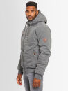 Alessandro Salvarini Herren Winter Jacke Dunkelgrau O320