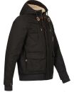 Alessandro Salvarini Herren Winterjacke Schwarz  O287 Größe S - Gr. S