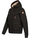Alessandro Salvarini Herren Winterjacke Schwarz  O287 Größe XL - Gr. XL