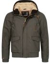 Alessandro Salvarini Herren Winterjacke DunkelGrau O287...