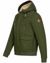 Alessandro Salvarini Herren Winterjacke Olive  O287 Größe S - Gr. S