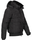 Alessandro Salvarini Herren Winterjacke O286 - Schwarz-Gr.M