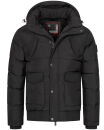 Alessandro Salvarini Herren Winterjacke O286 - Schwarz-Gr.3XL