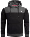 Alessandro Salvarini Herren Hoodie O-315 Dunkelgrau -...