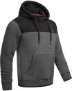 Alessandro Salvarini Herren Hoodie D.Grau-Schwarz O-312 Größe XL - Gr. XL
