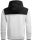 Alessandro Salvarini Herren Hoodie H.Grau-Schwarz O-312 Größe XXXL - Gr. 3XL