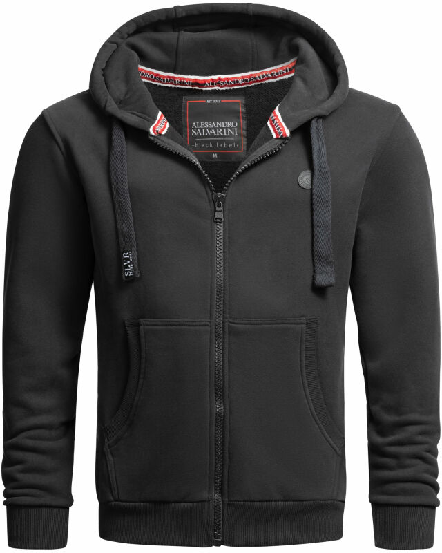Alessandro Salvarini Herren Sweatjacke O-313 Größe S - Gr. S