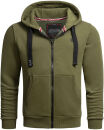 Alessandro Salvarini Herren Sweatjacke O-313...
