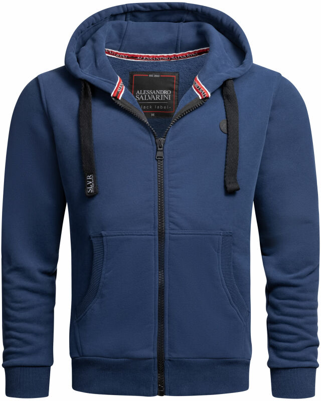 Alessandro Salvarini Herren Sweatjacke  O-313 Größe L - Gr. L
