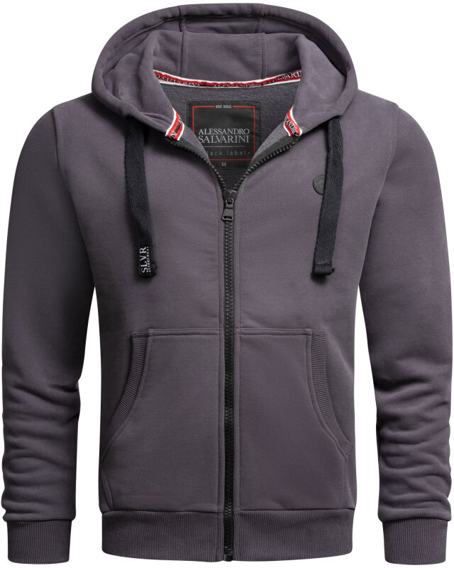 Alessandro Salvarini Herren Sweatjacke O-313 Größe S - Gr. S
