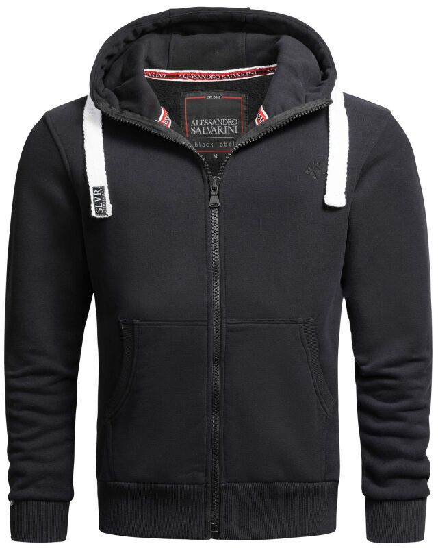 Alessandro Salvarini Herren Sweatjacke O-314 Größe XXL - Gr. 2XL