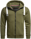 Alessandro Salvarini Herren Sweatjacke O-314