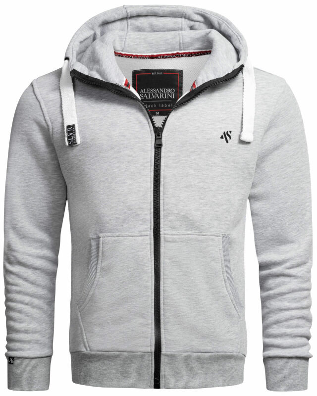 Alessandro Salvarini Herren Sweatjacke O-314 Größe M - Gr. M