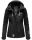 Marikoo Kleinezicke Damen Outdoor  Softshell Jacke Übergangsjacke B864 Schwarz Größe XXXL - Gr. 46