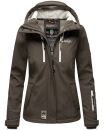 Marikoo Kleinezicke Damen Outdoor  Softshell Jacke Übergangsjacke B864 Anthrazit Größe XXXL - Gr. 46