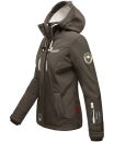 Marikoo Kleinezicke Damen Outdoor  Softshell Jacke Übergangsjacke B864 Anthrazit Größe XXXL - Gr. 46
