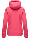 Marikoo Kleinezicke Damen Outdoor  Softshell Jacke Übergangsjacke B864 Pink Größe S - Gr. 36