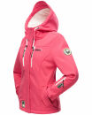 Marikoo Kleinezicke Damen Outdoor  Softshell Jacke Übergangsjacke B864 Pink Größe L - Gr. 40