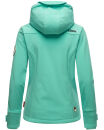 Marikoo Kleinezicke Damen Outdoor  Softshell Jacke Übergangsjacke B864 Aqua Green Größe L - Gr. 40