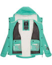Marikoo Kleinezicke Damen Outdoor  Softshell Jacke Übergangsjacke B864 Aqua Green Größe L - Gr. 40