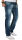 Alessandro Salvarini Herren Jeans Hose Dicke Naht Denim-W32-L32
