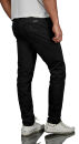 Alessandro Salvarini Herren Designer Chino Stoff Hose Chinohose Regular Fit  NEU Schwarz O095