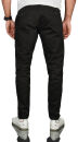 Alessandro Salvarini Herren Designer Chino Stoff Hose Chinohose Regular Fit  NEU Schwarz O095