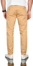 Alessandro Salvarini Herren Designer Chino Stoff Hose Chinohose Regular Fit NEU Beige O095 W29 L32