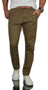 Alessandro Salvarini Herren Designer Chino Stoff Hose...