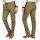 Alessandro Salvarini Herren Designer Chino Stoff Hose Chinohose Regular Fit Olive NEU O095 W31 L34