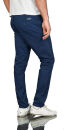 Alessandro Salvarini Herren Designer Chino Stoff Hose Chinohose Regular Fit NEU Dunkelblau O095 W30 L34