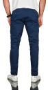 Alessandro Salvarini Herren Designer Chino Stoff Hose Chinohose Regular Fit NEU Dunkelblau O095 W30 L34