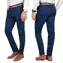 Alessandro Salvarini Herren Designer Chino Stoff Hose...