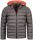 Alessandro Salvarini Herren Herren Steppjacke O-283 - DunkelGrau-Gr.XXL