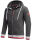 Alessandro Salvarini Herren Hoodie O-310 Dunkelgrau Größe S - Gr. S