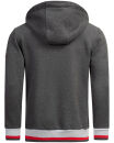 Alessandro Salvarini Herren Hoodie O-310 Dunkelgrau Größe L - Gr. L