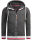 Alessandro Salvarini Herren Hoodie O-310 Dunkelgrau Größe L - Gr. L