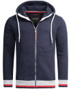 Alessandro Salvarini Herren Hoodie O-310 Navy