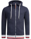 Alessandro Salvarini Herren Hoodie O-310 Navy Größe S - Gr. S