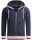 Alessandro Salvarini Herren Hoodie O-310 Navy Größe S - Gr. S