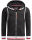 Alessandro Salvarini Herren Hoodie O-310 Schwarz Größe S - Gr. S