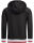 Alessandro Salvarini Herren Hoodie O-310 Schwarz Größe S - Gr. S