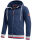 Alessandro Salvarini Herren Hoodie O-310 Petrolblau Größe XXL - Gr. 2XL
