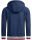 Alessandro Salvarini Herren Hoodie O-310 Petrolblau Größe XXL - Gr. 2XL