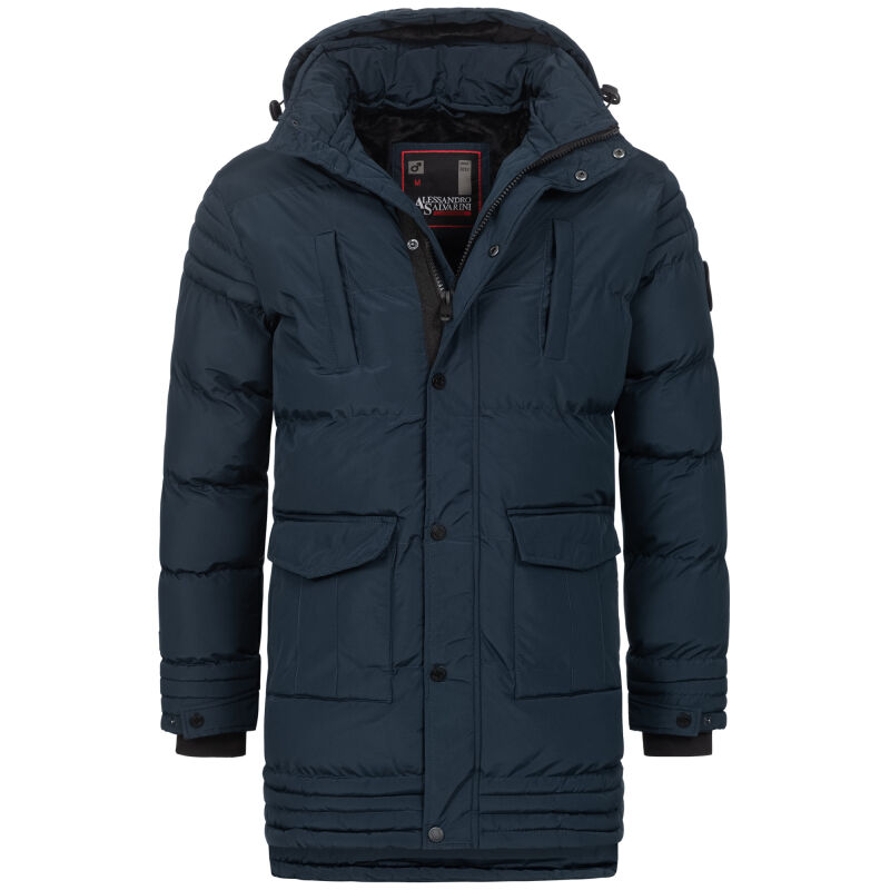 Alessandro Salvarini Herren Winterjacke O285 Navy Größe S - Gr. S