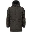 Alessandro Salvarini Herren Winterjacke O-285 Dunkelgrau Größe S - Gr. S