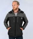 Arctic Seven Herren Softshell Jacke O-302 - DGrau-Schwarz