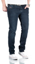 Alessandro Salvarini Designer Herren Jeans Hose Basic Jeanshose O352 W29 L30 in